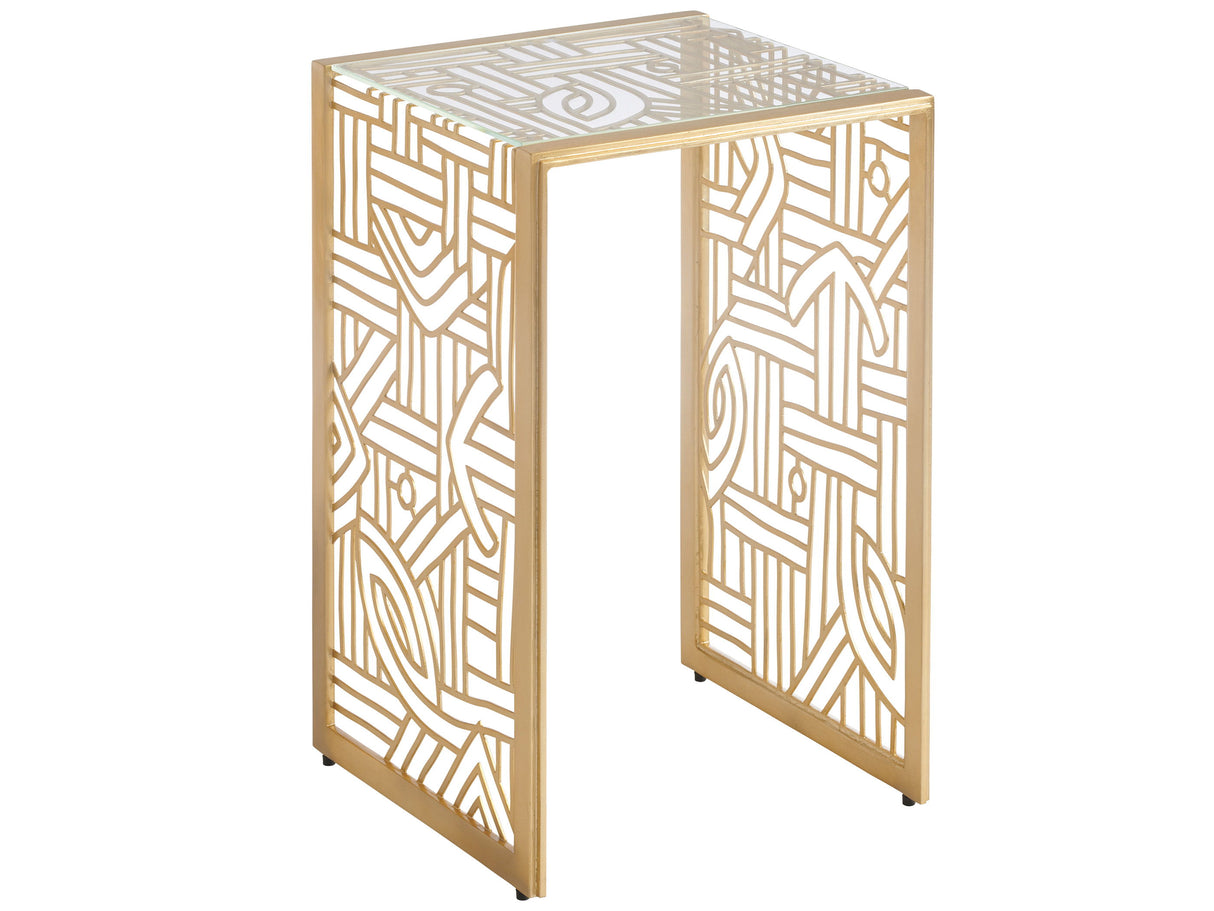 Palm Desert - Redford Metal Accent Table - Dark Brown