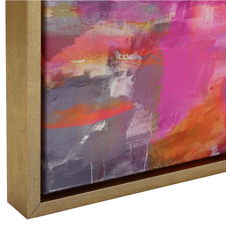 Color Theory - Framed Abstract Art (Set of 2) - Pink