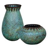 Bisbee - Vases, Set Of 2 - Turquoise