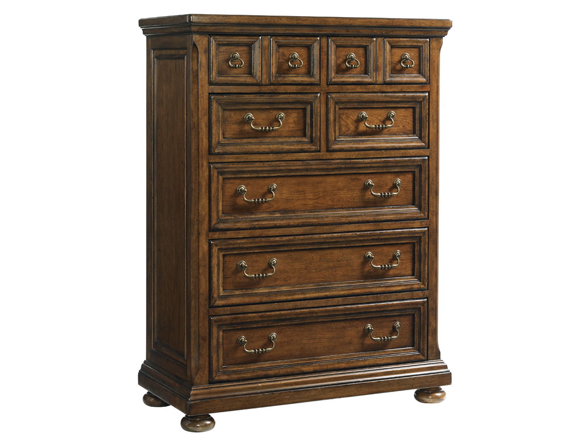 Coventry Hills - Ellington Drawer Chest - Dark Brown