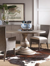 Cohesion Program - Axiom Round Dining Table - Dark Brown