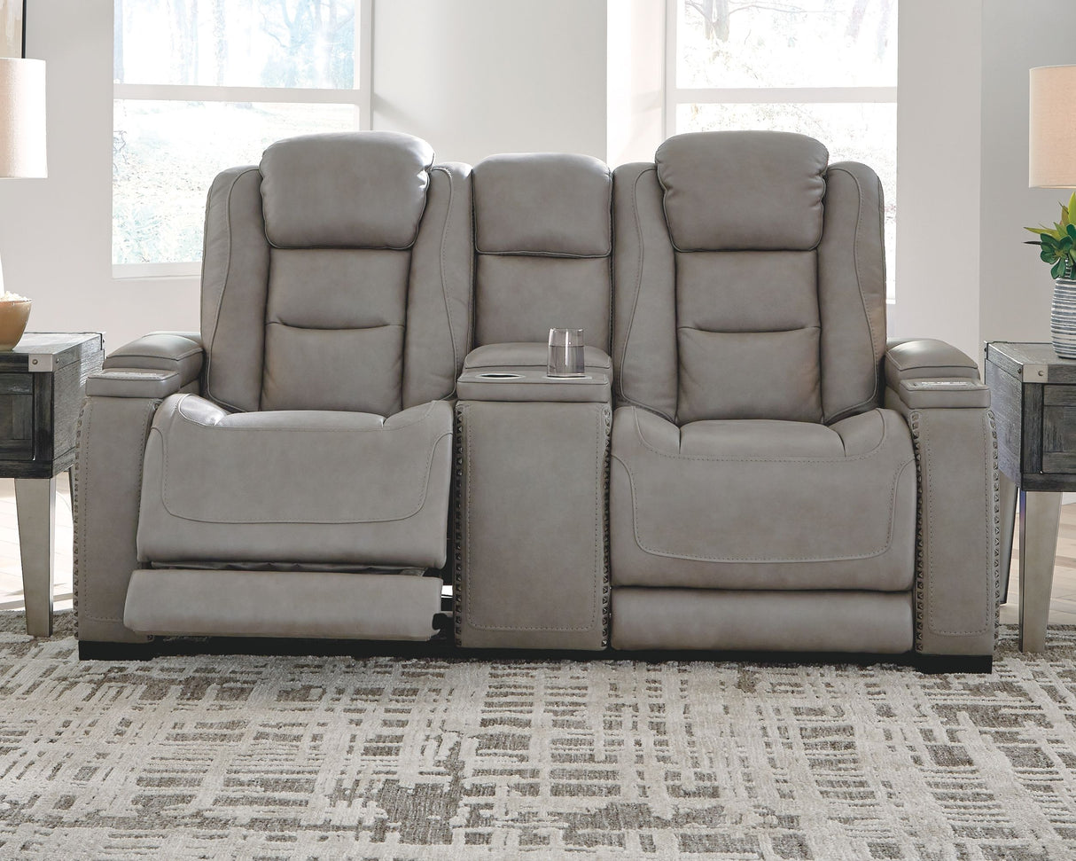 The Man-den - Reclining Living Room Set