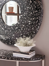 Signature Designs - Mariana Round Mirror - Black