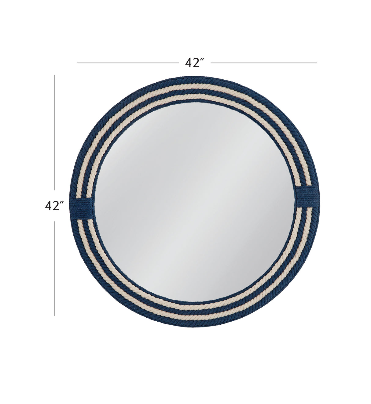 Helm - Wall Mirror - Blue