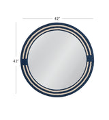 Helm - Wall Mirror - Blue