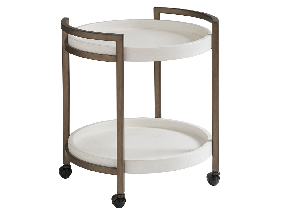 Ocean Breeze - Osprey Cart End Table - White