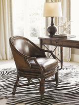 Bal Harbour - Rum Runner Desk Chair - Dark Brown