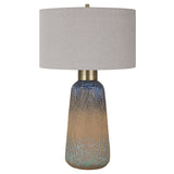 Western Sky - Ceramic Table Lamp - Blue