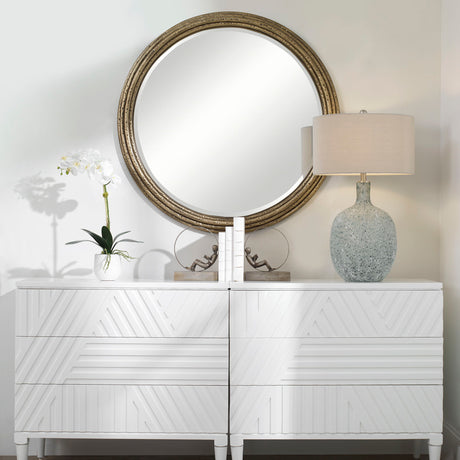 Spera - Round Mirror - Gold