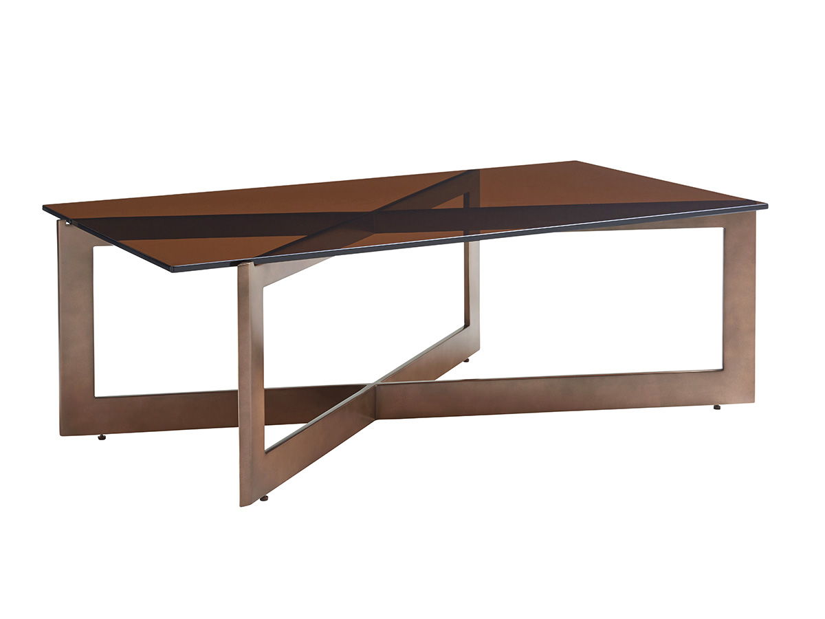 Zavala - Aperture Cocktail Table - Dark Brown