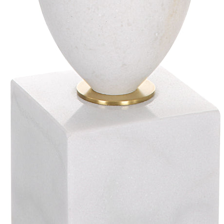 Regalia - White Marble Table Lamp