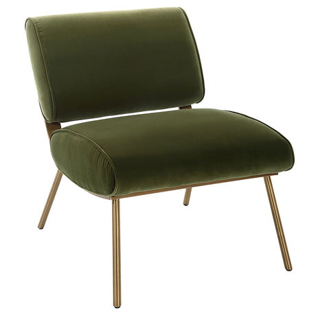 Knoll - Mid-Century Accent Chair - Green