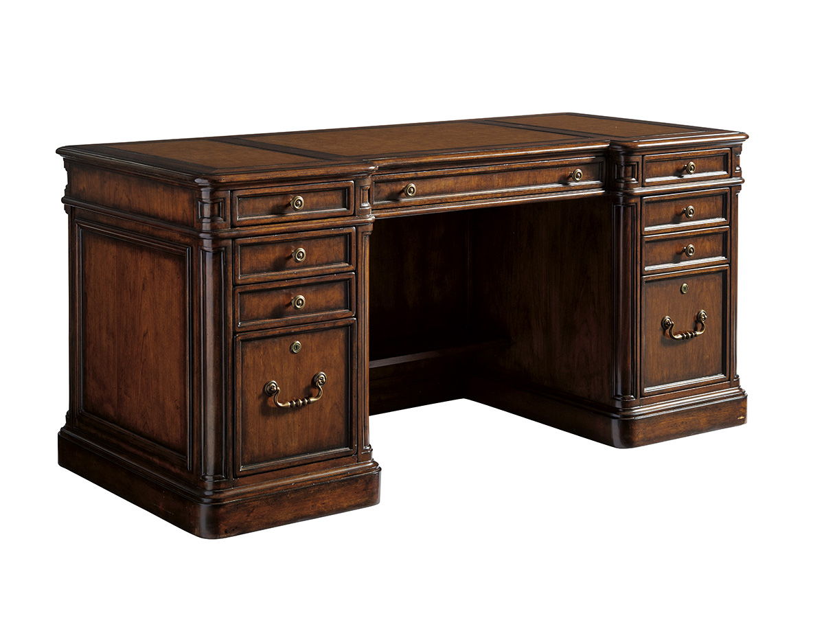 Richmond Hill - Morgan Executive Desk - Dark Brown