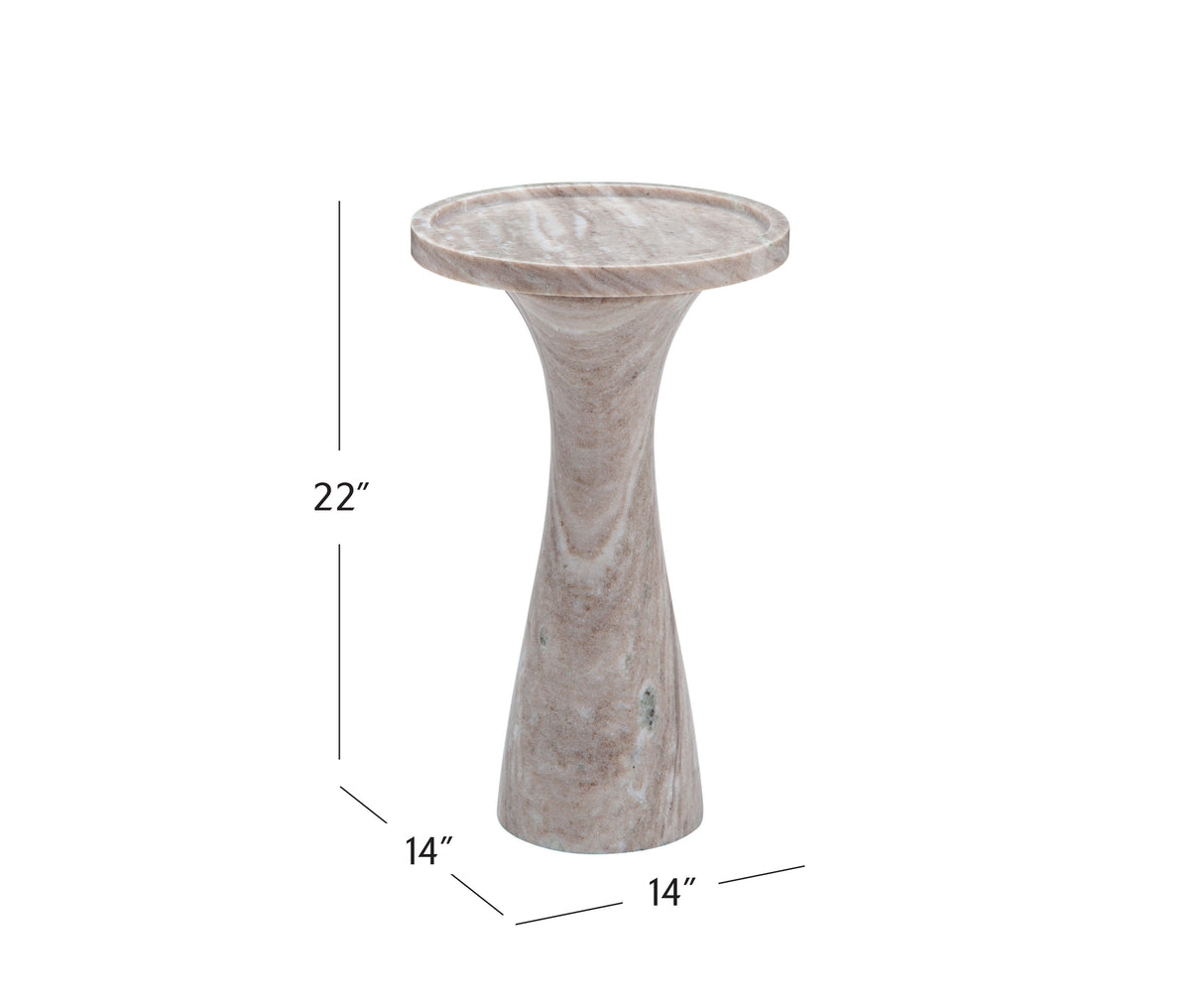 Baird - Accent Table - Beige