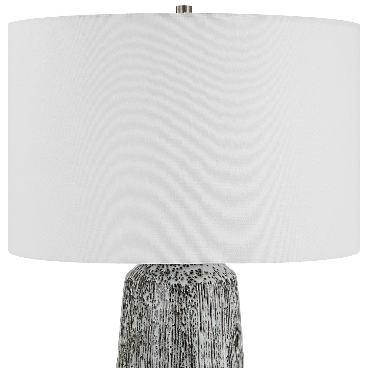 Static - Modern Table Lamp - Gray, Dark