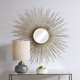 Golden - Rays Starburst Mirror - Gold