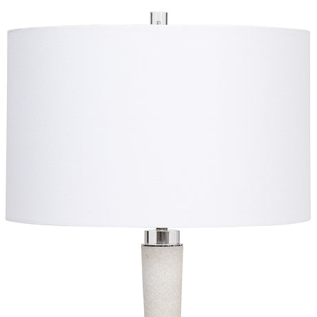 Kently - Marble Table Lamp - White