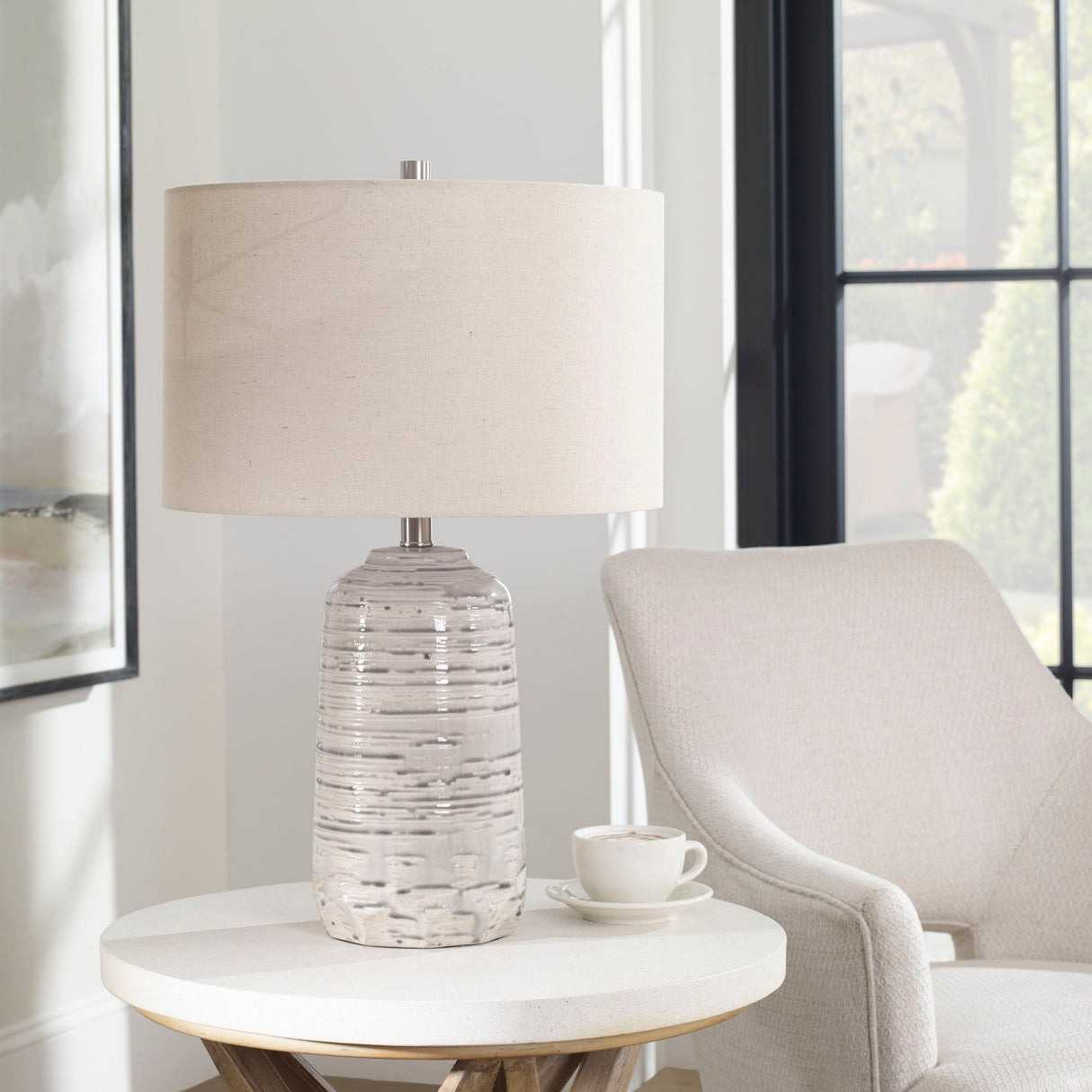 Cyclone - Table Lamp - Ivory