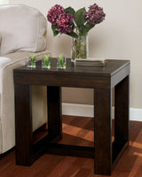 Watson - Dark Brown - Square End Table