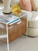 Palm Desert - Arden Acrylic Lamp Table - Dark Brown