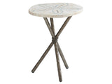 Ocean Breeze - Sand Dollar End Table - White