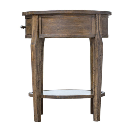 Raelynn - Wood Lamp Table - Light Brown