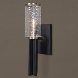 Jarsdel - 1 Industrial Sconce - Black