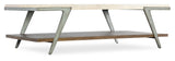 Commerce and Market - Boomerang Cocktail Table - White