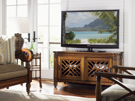 Island Estate - Grand Bank Media Console - Dark Brown