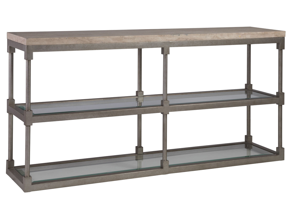 Signature Designs - Topa Console - Dark Gray