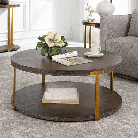 Palisade - Round Wood Coffee Table