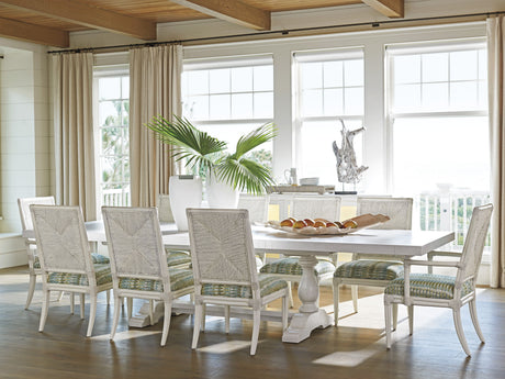 Ocean Breeze - Captiva Rectangular Dining Table - White