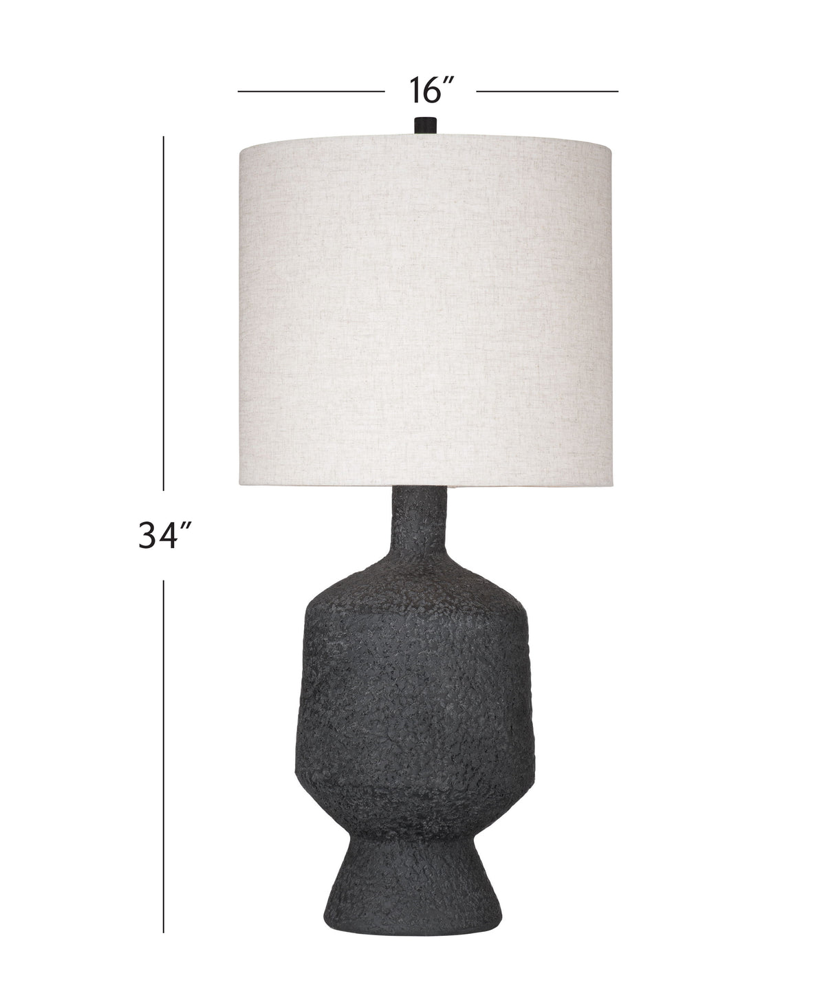 Hartley - Table Lamp - Dark Gray