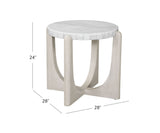 Gavin - End Table - White