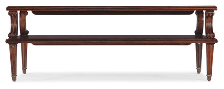 Charleston - Rectangle Cocktail Table - Brown, Dark