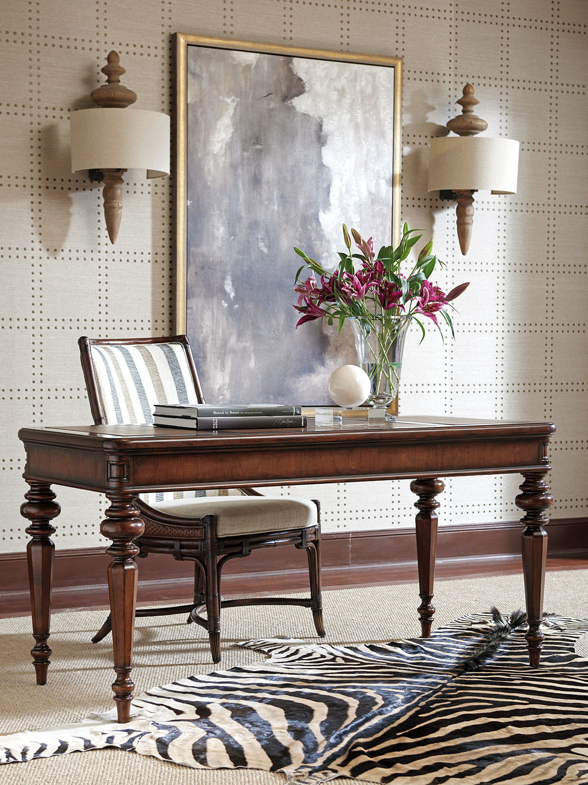 Richmond Hill - Rosslyn Writing Desk - Dark Brown