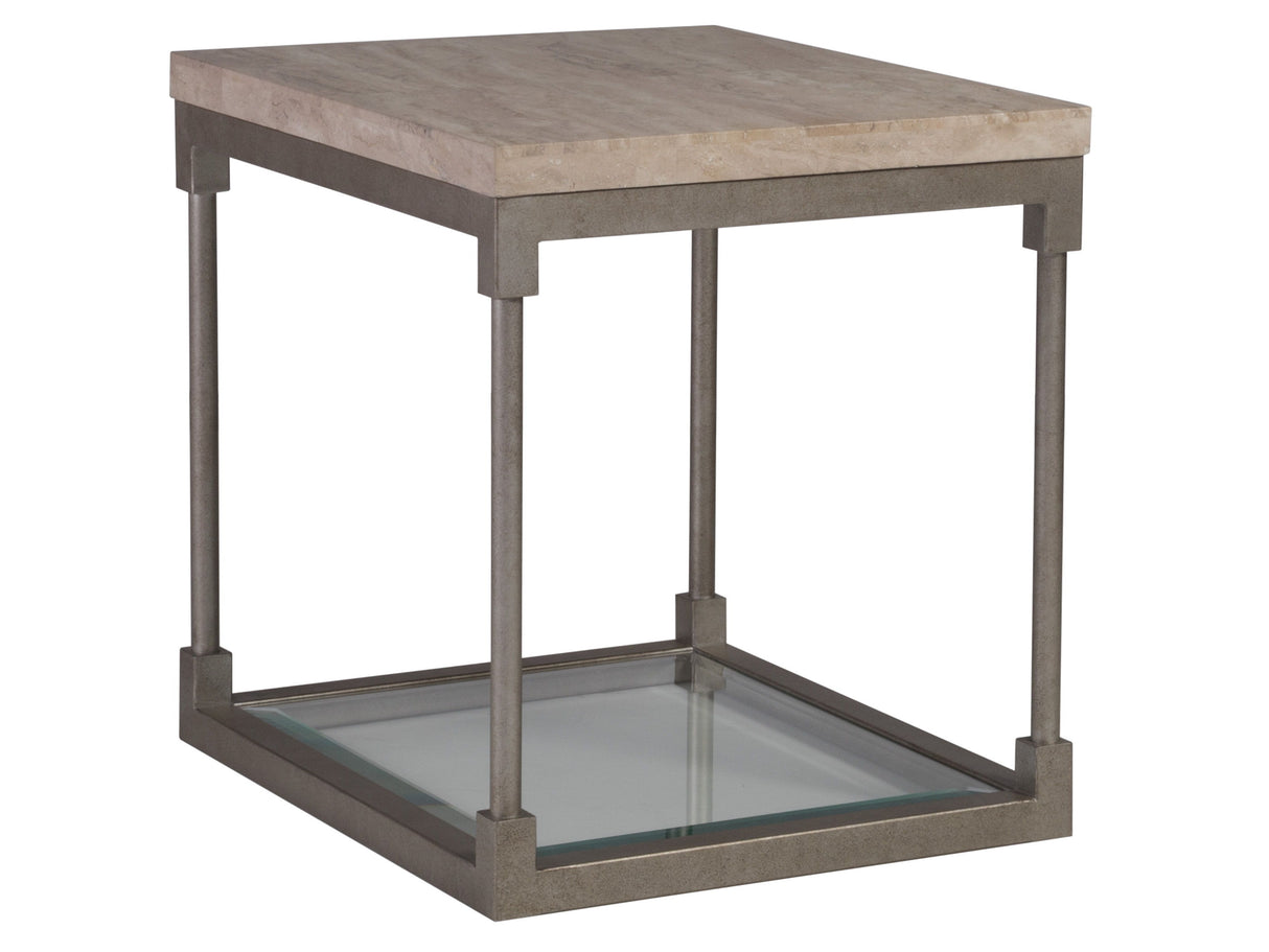 Signature Designs - Topa Rectangular End Table - Dark Gray