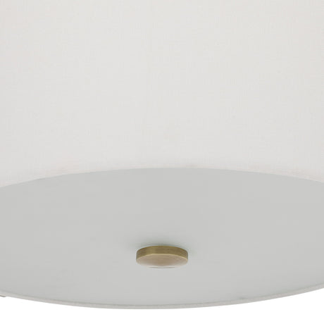 Colfax - 3 Light Semi Flush - Brass