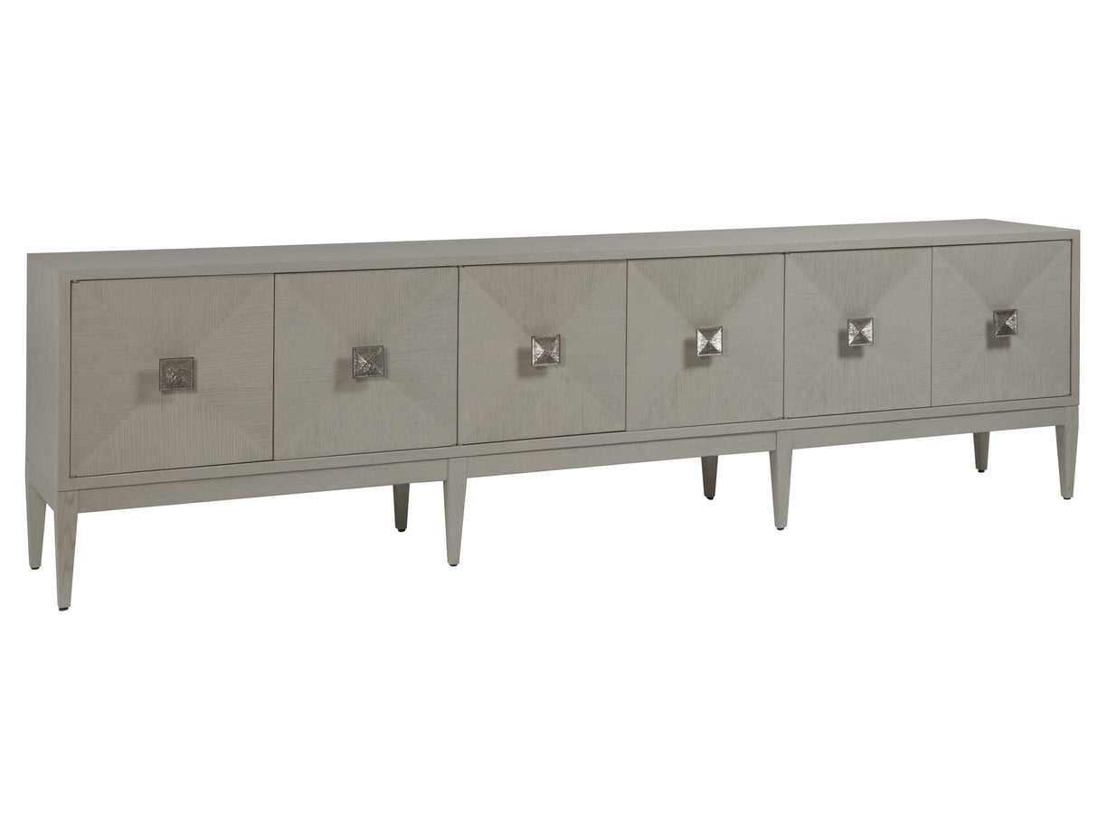 Signature Designs - Logan Convertible Long Media Console/Buffet - Gray