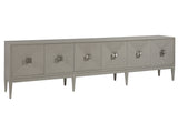 Signature Designs - Logan Convertible Long Media Console/Buffet - Gray