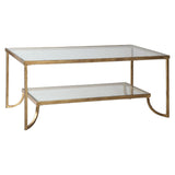 Katina - Leaf Coffee Table - Gold