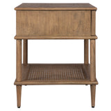 Coast - Tattan Cane Side Table - Light Brown