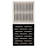 Domino Effect - Modern Wall Decor, Set Of 2 - Black