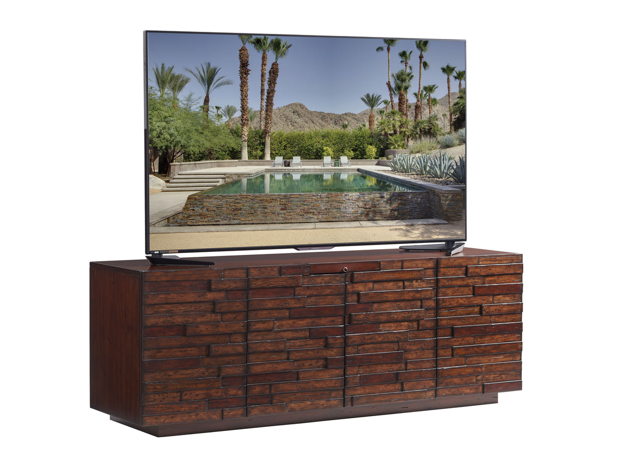 Studio Designs - Criss Cross Media Console - Dark Brown