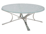 Signature Designs - Snowscape Round Cocktail Table - White