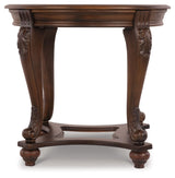 Norcastle - Dark Brown - Round End Table