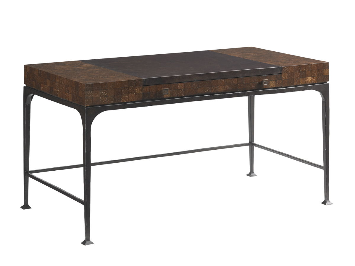 Island Fusion - Borneo Writing Desk - Dark Brown