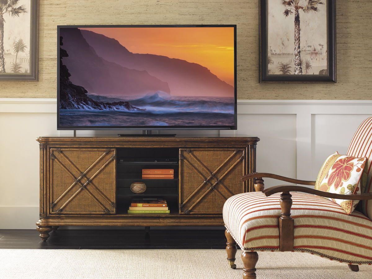 Bali Hai - Marlin Media Console - Dark Brown