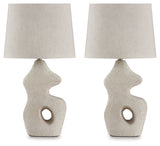 Chadrich - Antique Beige - Paper Table Lamp (Set of 2)