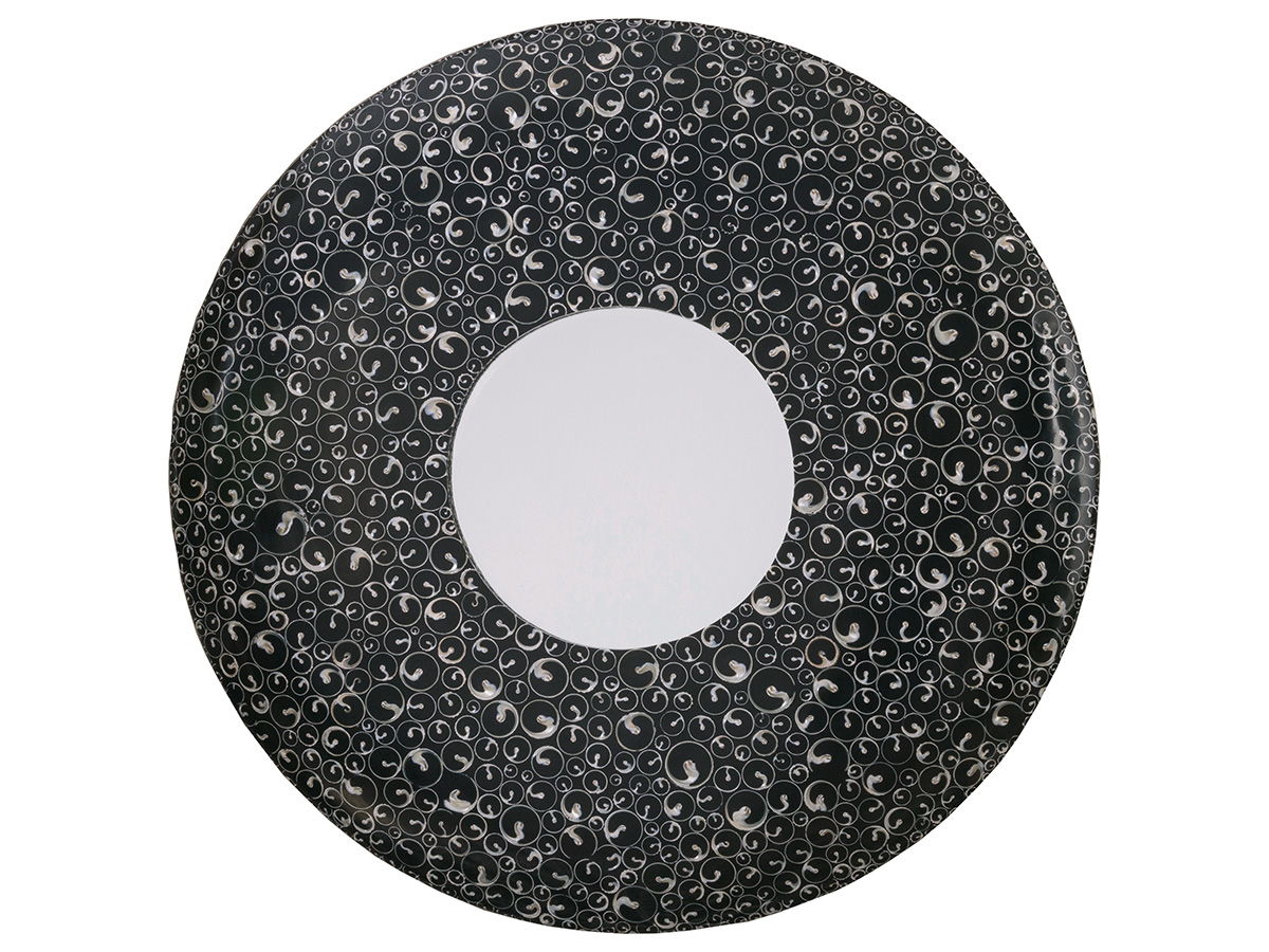 Signature Designs - Mariana Round Mirror - Black